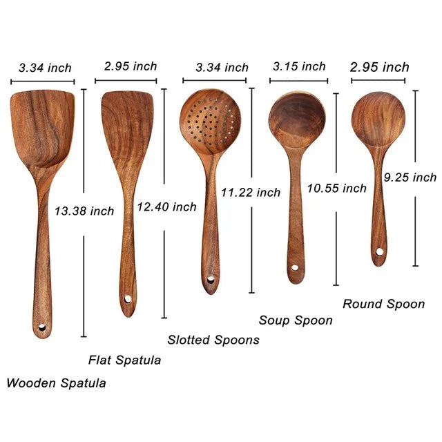 EcoChef Wooden Spoon Collection