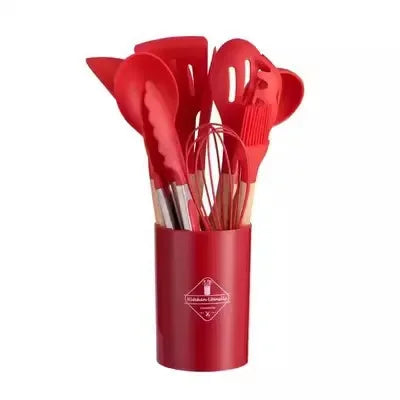 12pcs Kitchen Utensils Set – Spatula, Shovel, Egg Beaters & Cooking Tools