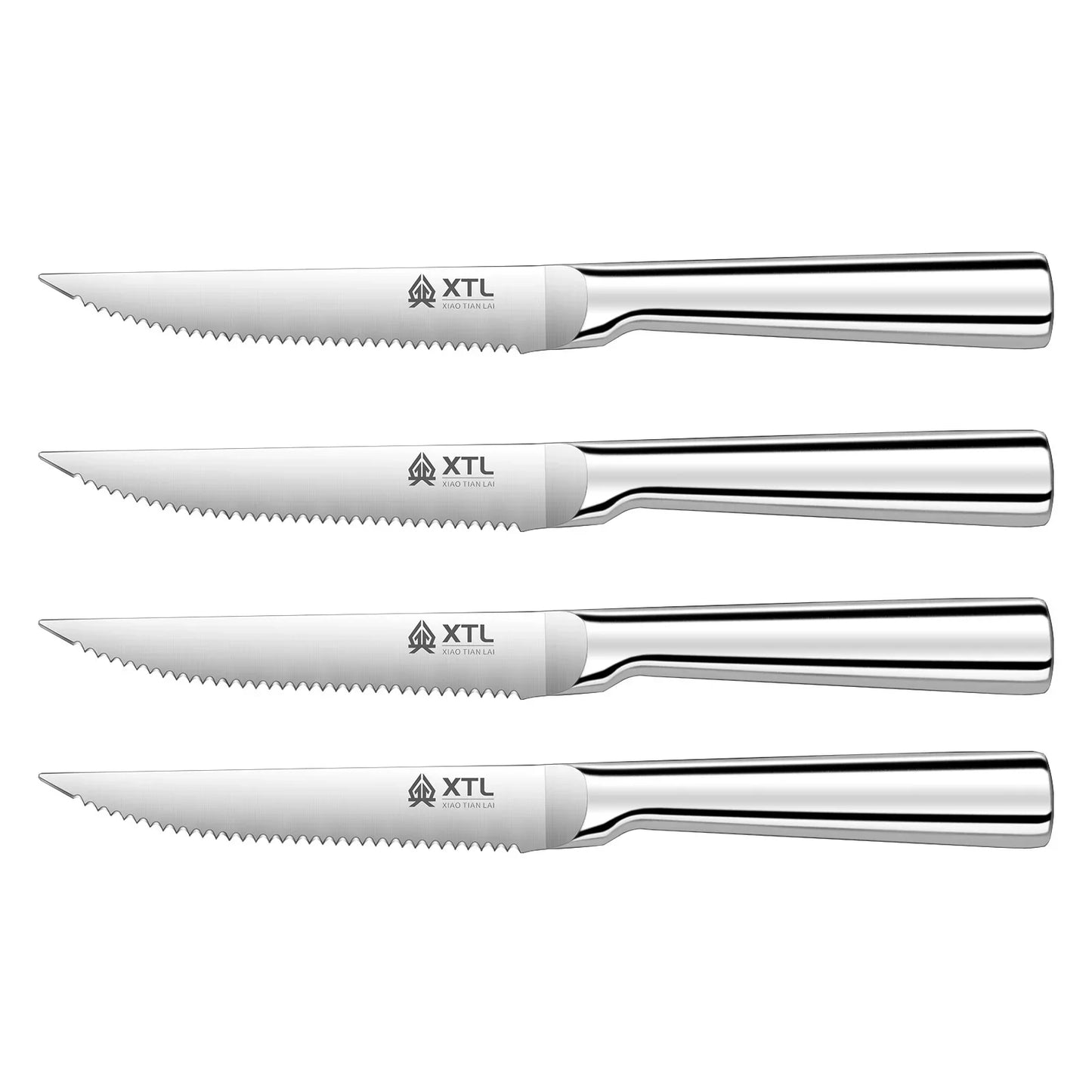 Premium Stainless Steel Steak Cutlery Set – 4/6/8pcs Knife, Fork & Spoon