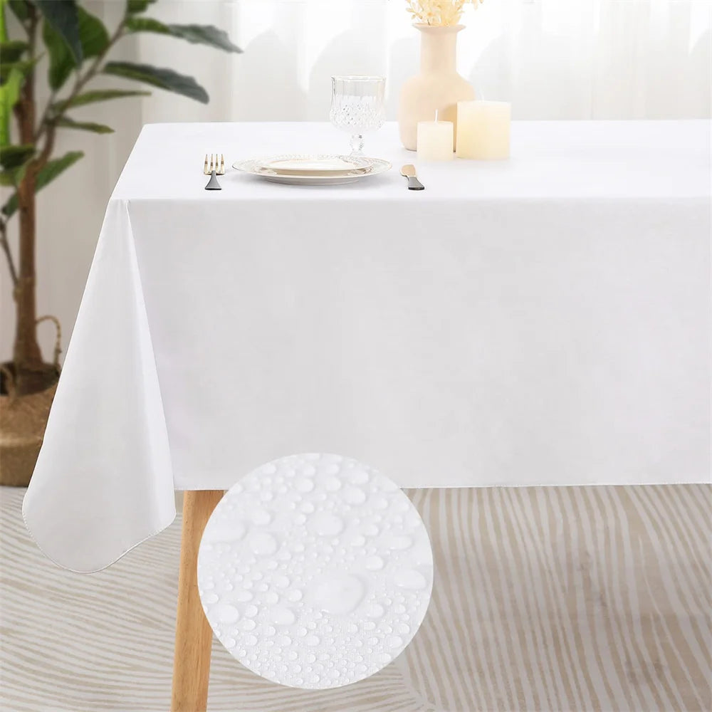 Wipeable Plastic Table Cover – Kitchen, Dining & Outdoor Use