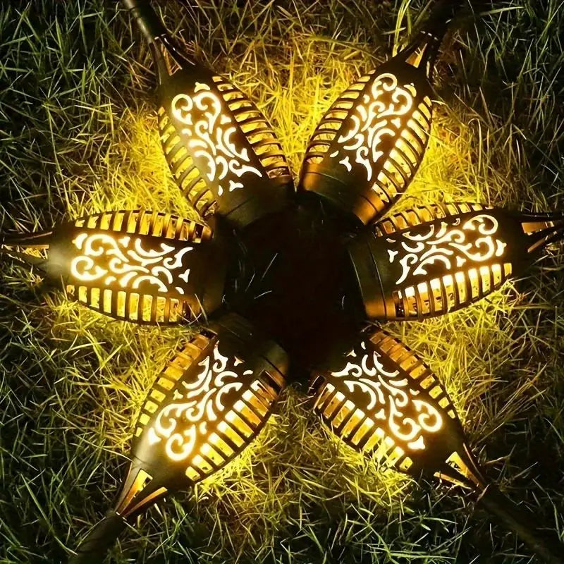 LED Solar Flame Torch Light – Waterproof Outdoor Garden Lamp