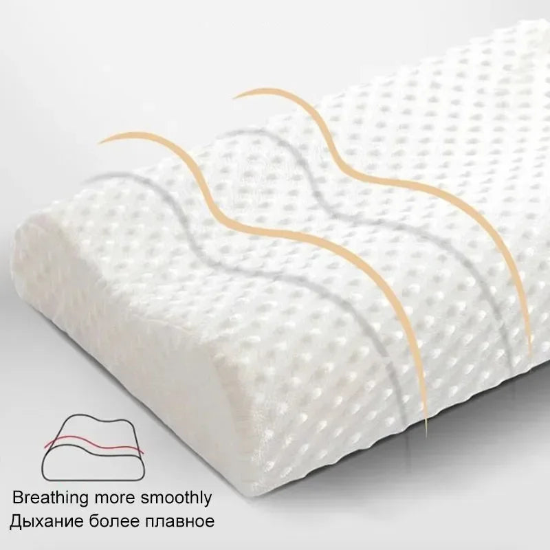 Long Memory Foam Pillow – Neck & Spine Support