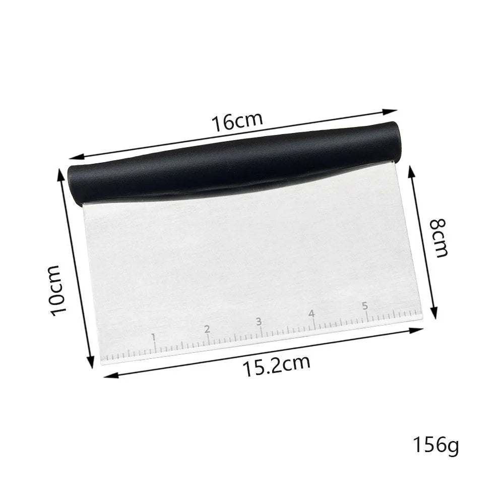 Multipurpose Steel Baking Scraper with Scale