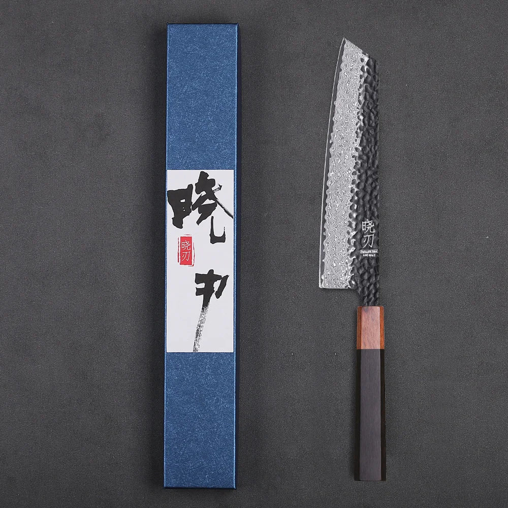 Takumi Kiritsuke 8.2″ – Präzisionsmesser aus Damaststahl
