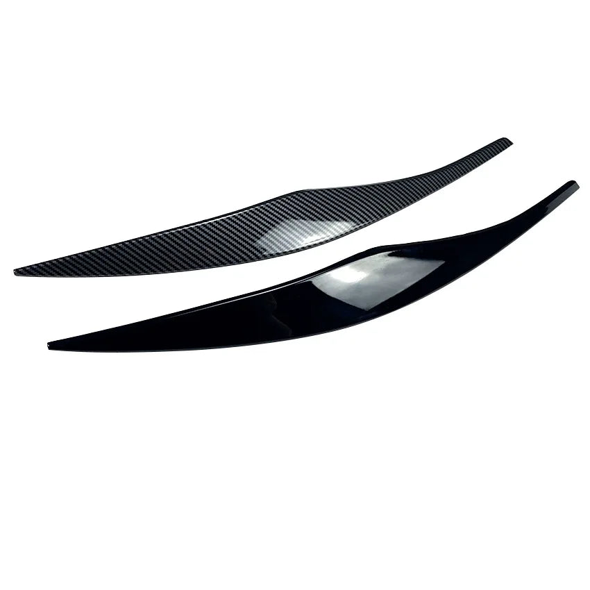 BMW Sedan & Touring Headlight Eyelid Stickers – Gloss Black