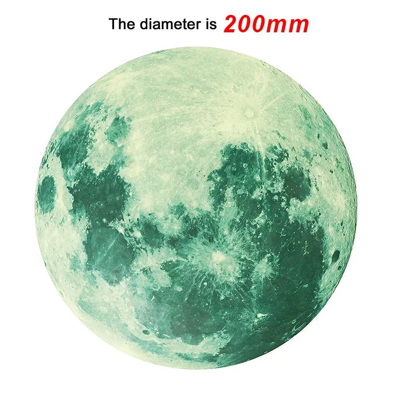 Leuchtende Mond & Sterne Wandsticker