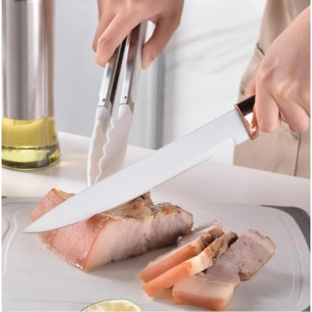 All-in-One Kitchen Set – 19-Piece Black Utensils & Knife Collection