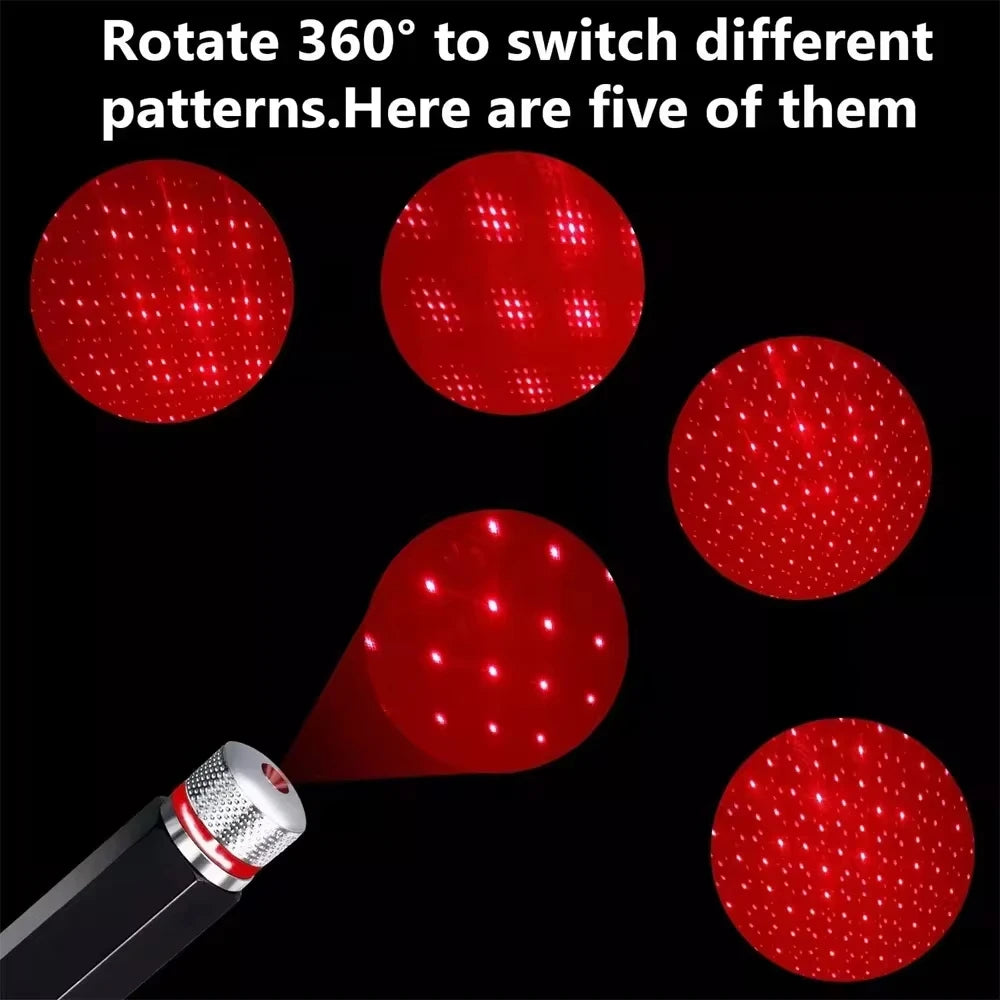 Car Ambient Night Light – Mini USB Star Projector