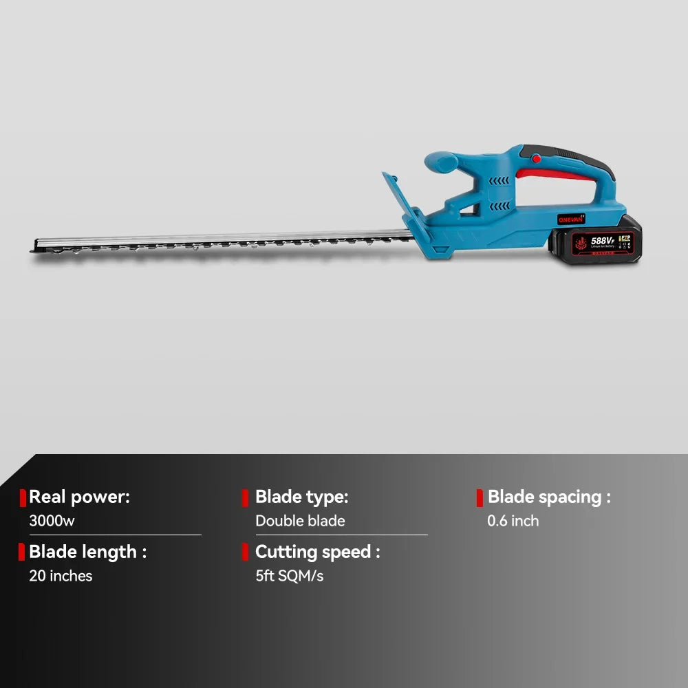 Elektrischer Heckenschneider 3000W