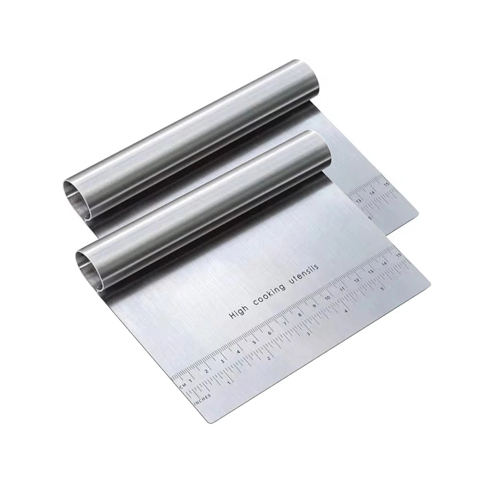 Multipurpose Steel Baking Scraper with Scale