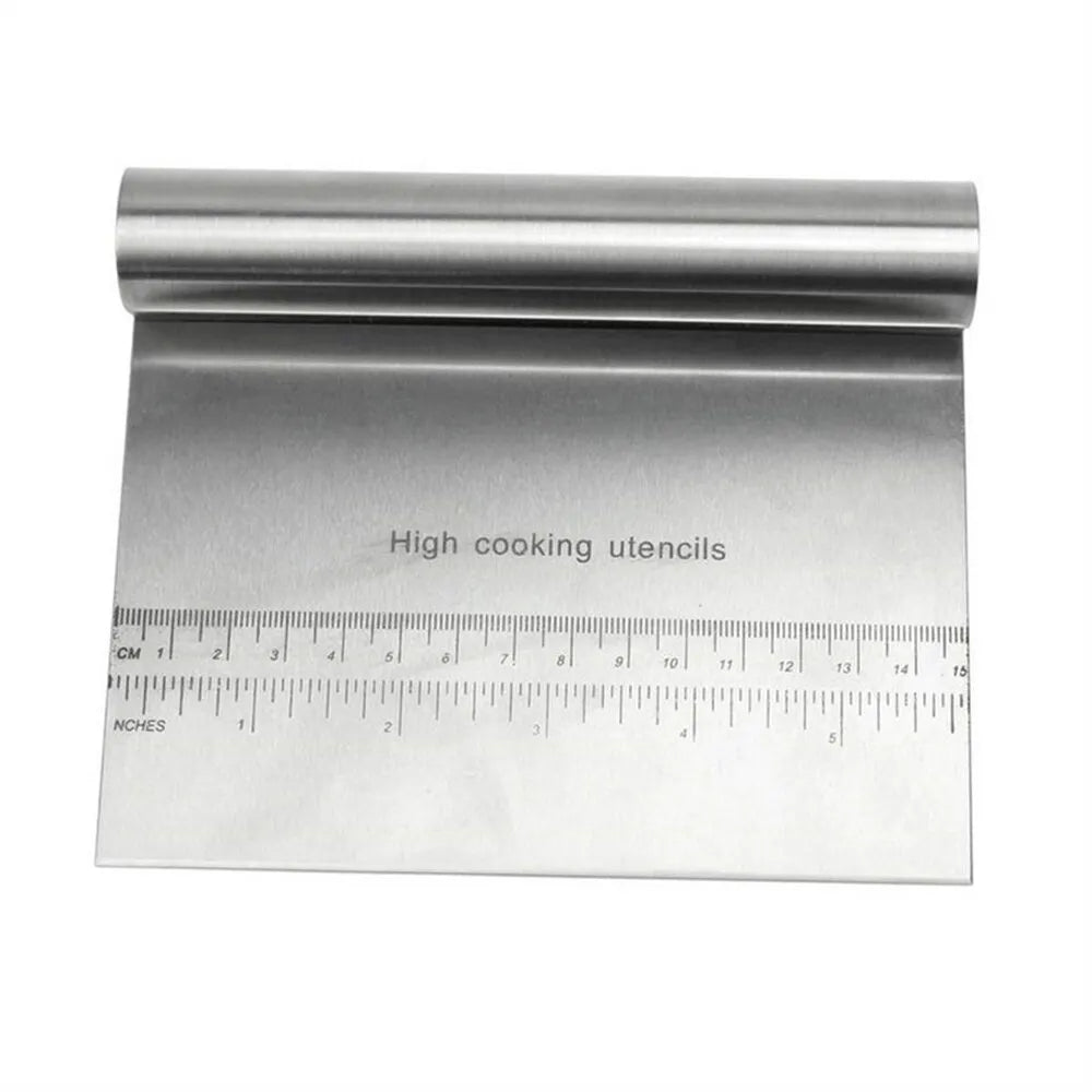 Multipurpose Steel Baking Scraper with Scale