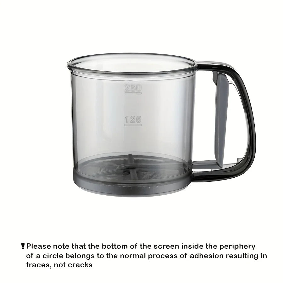 BakeEase – Semi-Automatic Flour Sifter mit Handpress-Design