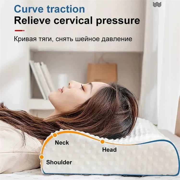 Long Memory Foam Pillow – Neck & Spine Support