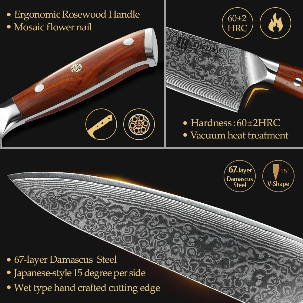 Damaskus Küchenmesser