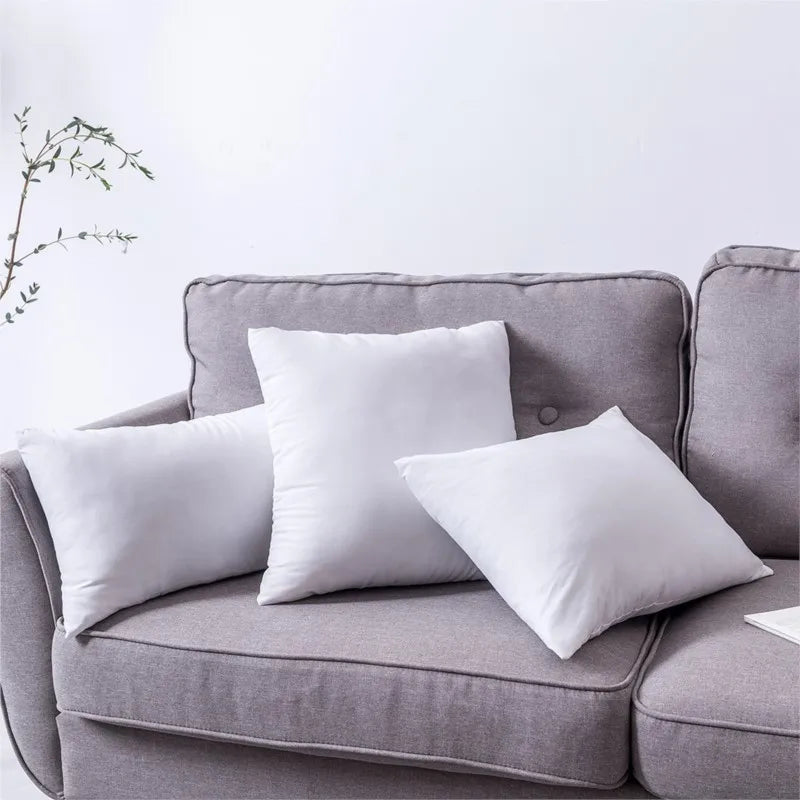 Multi-Purpose White Pillow – Sofa, Car & Living Room Cushion