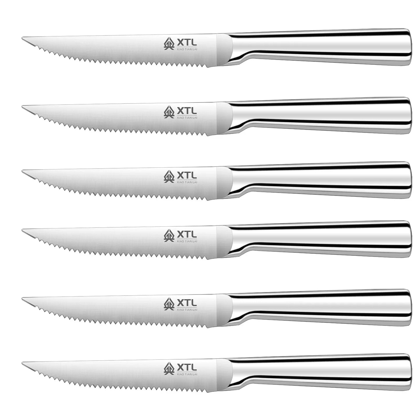 Premium Stainless Steel Steak Cutlery Set – 4/6/8pcs Knife, Fork & Spoon