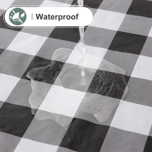 Wipeable Plastic Table Cover – Kitchen, Dining & Outdoor Use