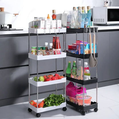 Portable Floor Storage Trolley – Bathroom & Living Room Organizer