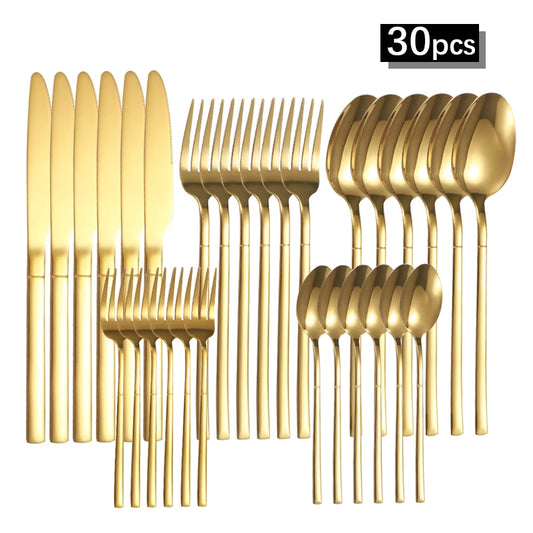 Durable Stainless Steel Cutlery Set – Elegant Tableware for Events