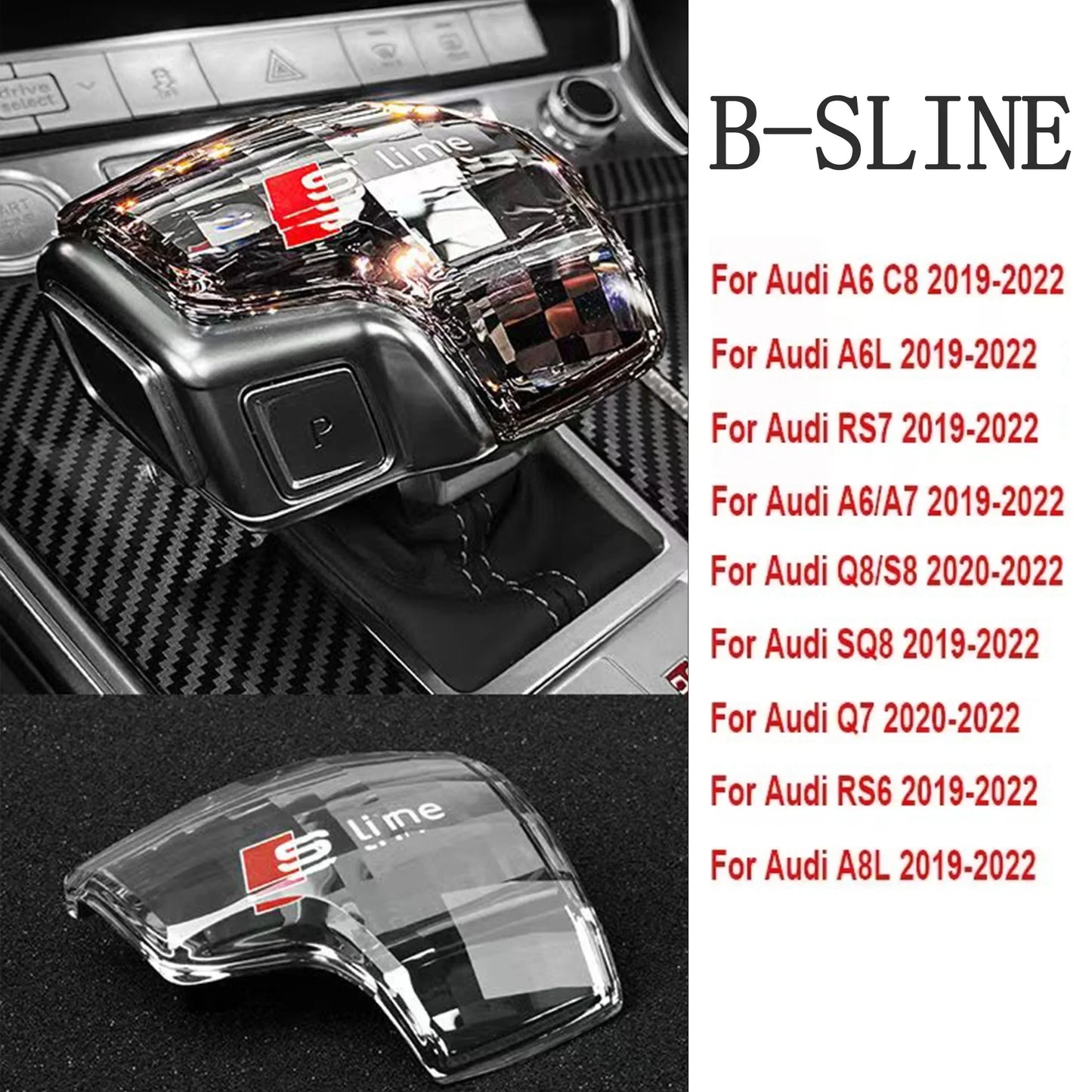 Automatic Crystal Gear Handle for Audi Cars – Luxury Gear Lever Upgrade
