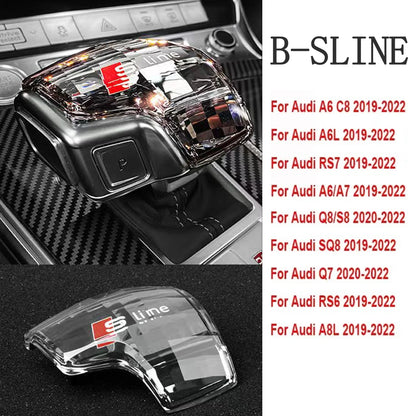 Automatic Crystal Gear Handle for Audi Cars – Luxury Gear Lever Upgrade