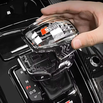 Automatic Crystal Gear Handle for Audi Cars – Luxury Gear Lever Upgrade