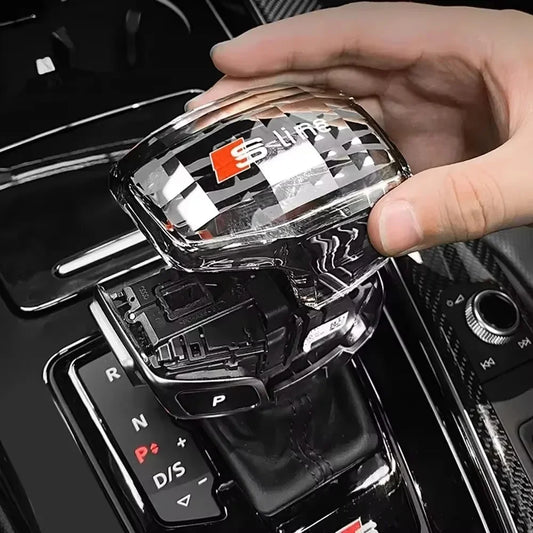 Automatic Crystal Gear Handle for Audi Cars – Luxury Gear Lever Upgrade