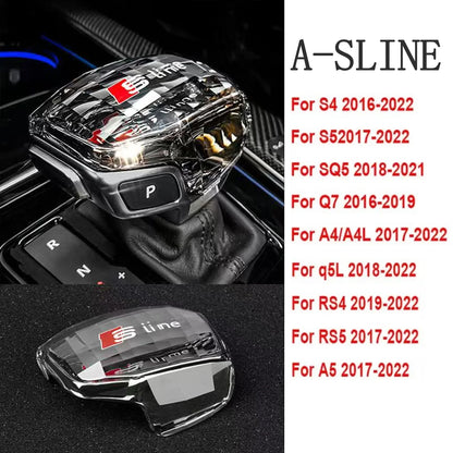 Automatic Crystal Gear Handle for Audi Cars – Luxury Gear Lever Upgrade