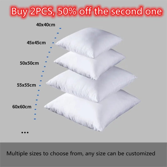 Multi-Purpose White Pillow – Sofa, Car & Living Room Cushion