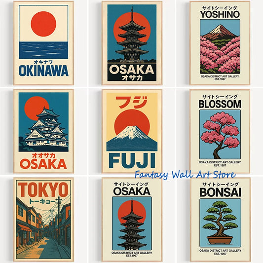 Japan Poster Wanddeko