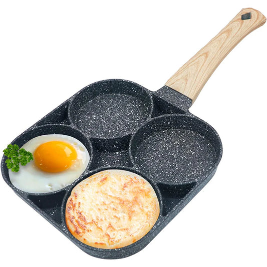 EggMaster 4-Cup – Nonstick Pfanne für perfekte Frühstücksrezepte